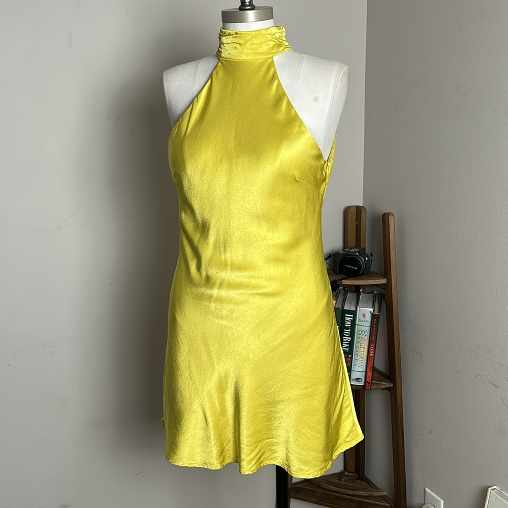 MESHKI Claire A-Line Mini Dress size M - Picture 3 of 14